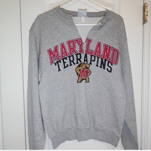 Gray Maryland Terrapins Sweatshirt